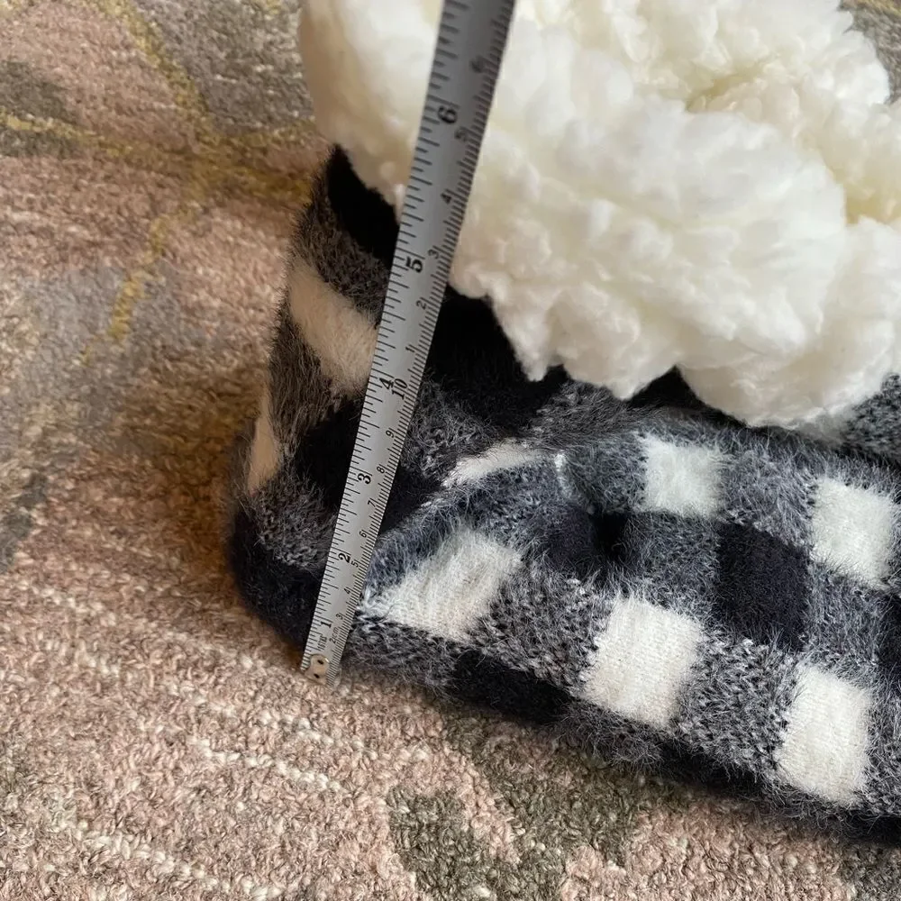 Muk Luks Buffalo Plaid Slipper Socks